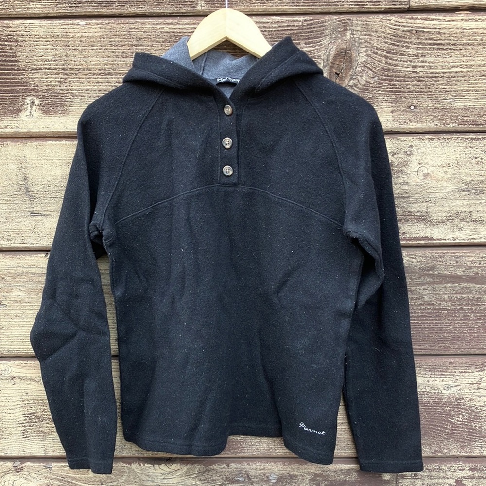 Marmot Wool Henley Hoodie